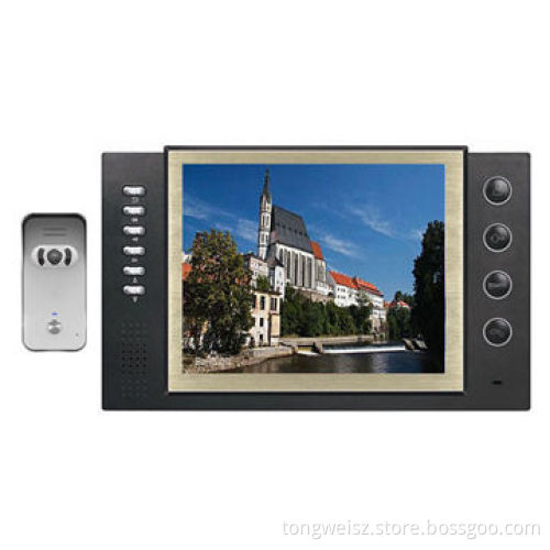 8-inch Wired Video Door Home Intercom System